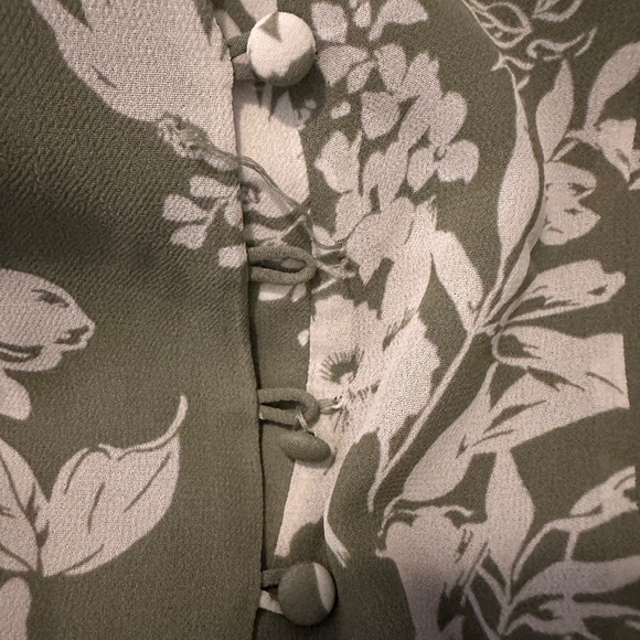 Reformation Brogan Dress - Willow - FLAWED | Missing Button - Picture 6 of 9